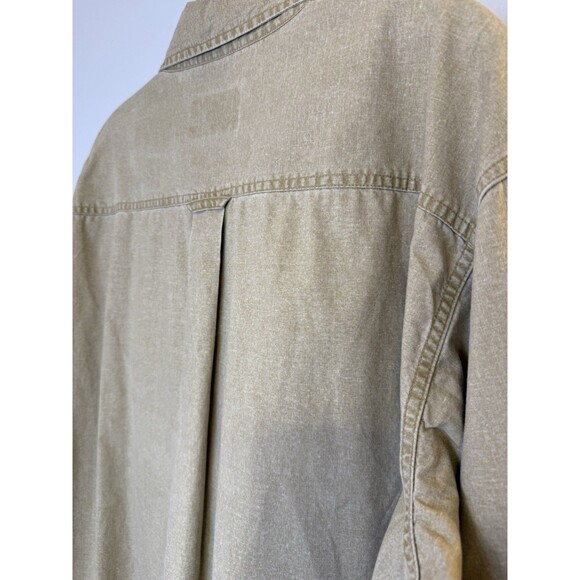 RedHead Men’s XL Long Sleeve Khaki Button Down Shirt 100% Cotton Outdoor - Picture 9 of 11